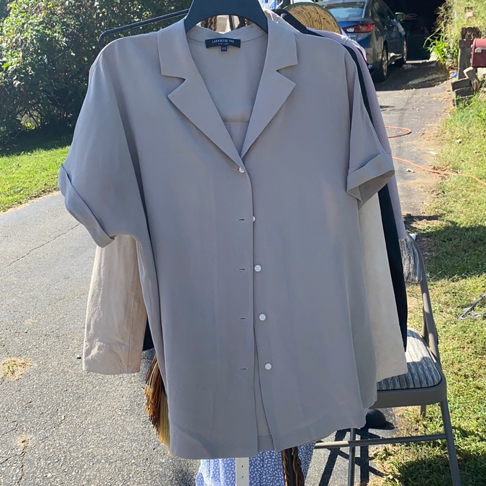 Lafayette 148 100% silk top